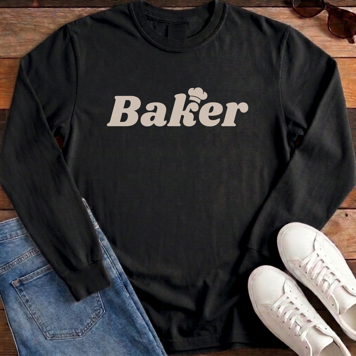 Baker Long Sleeve - Black