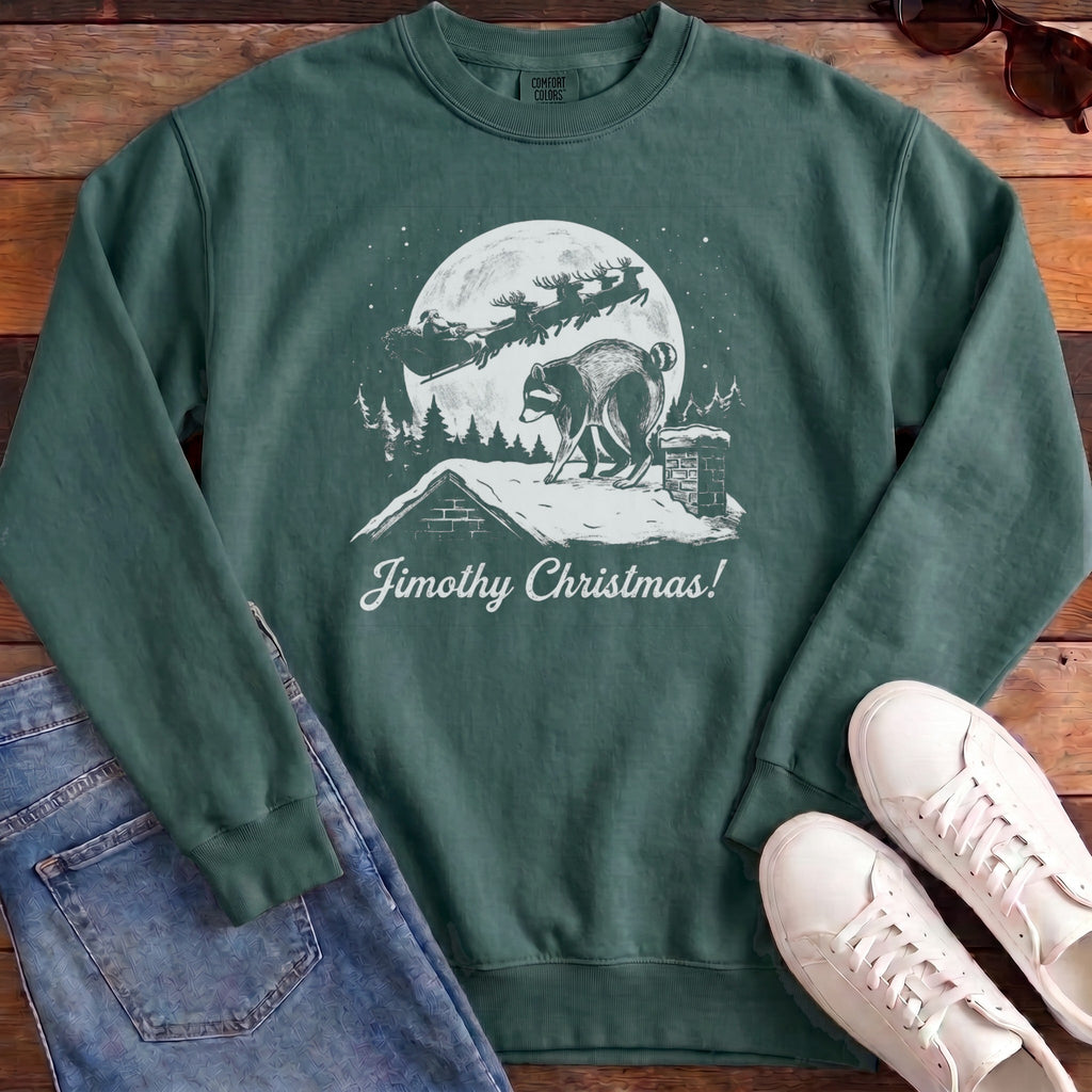 Jimothy Christmas Sweatshirt - Blue Spruce