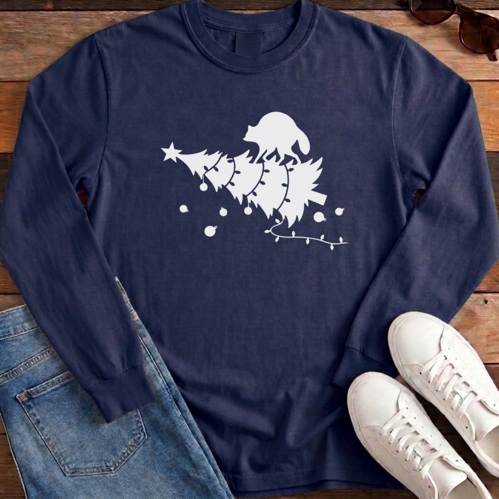 Jimothy Tree Topper Long Sleeve - True Navy