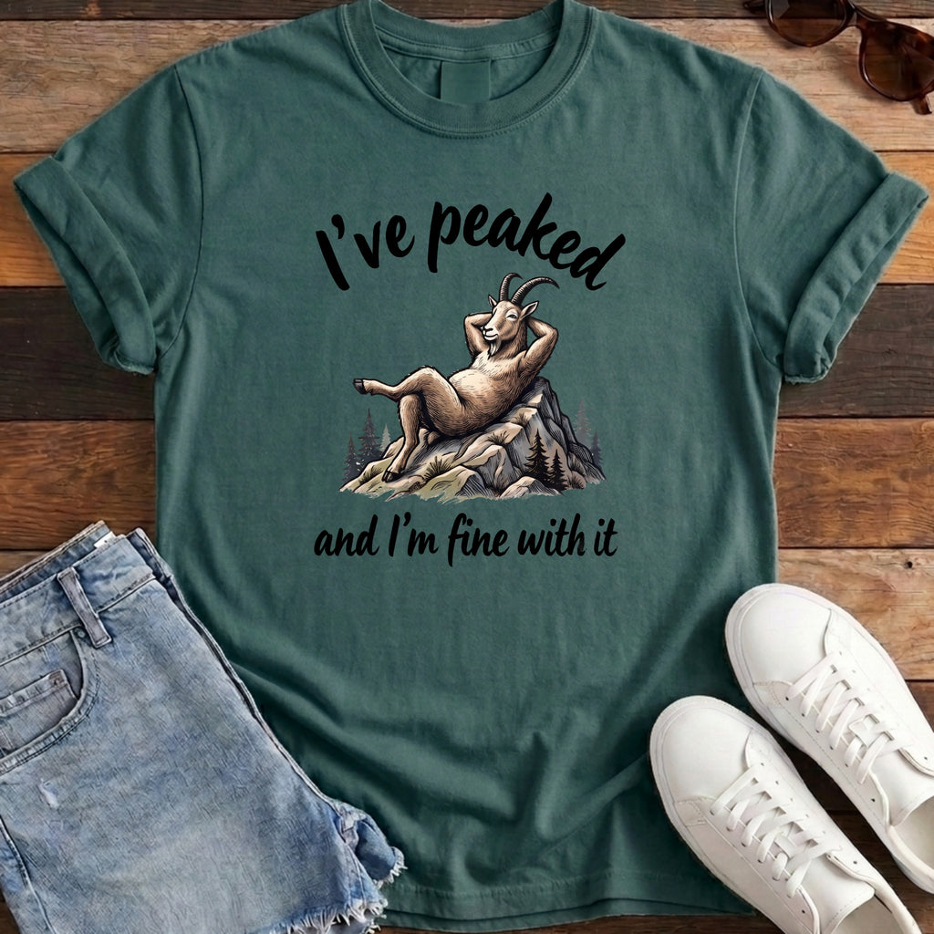 I've Peaked Tee - Blue Spruce