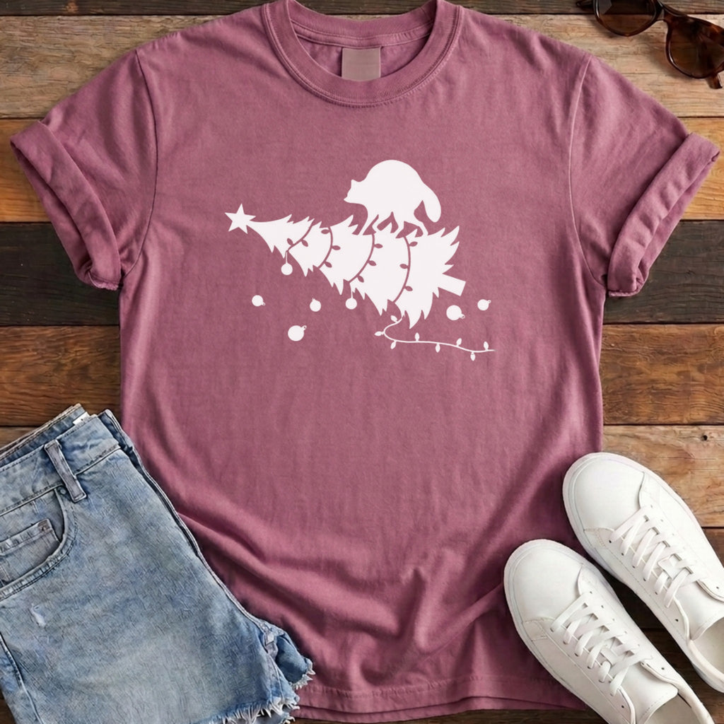 Jimothy Tree Topper Tee - Berry
