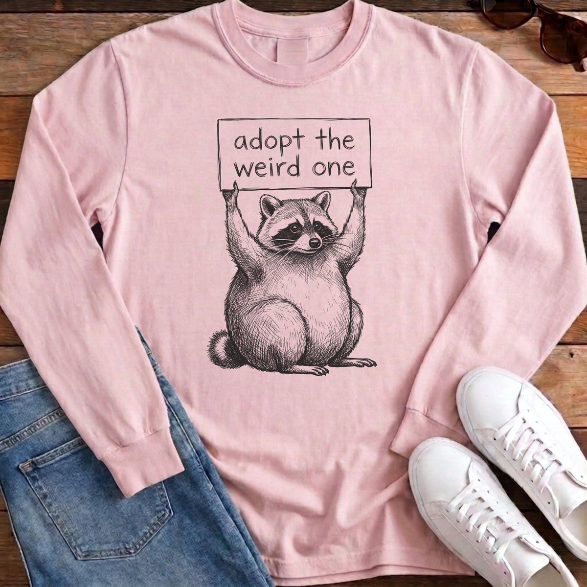 Adopt The Weird One Jimothy Long Sleeve - Blossom