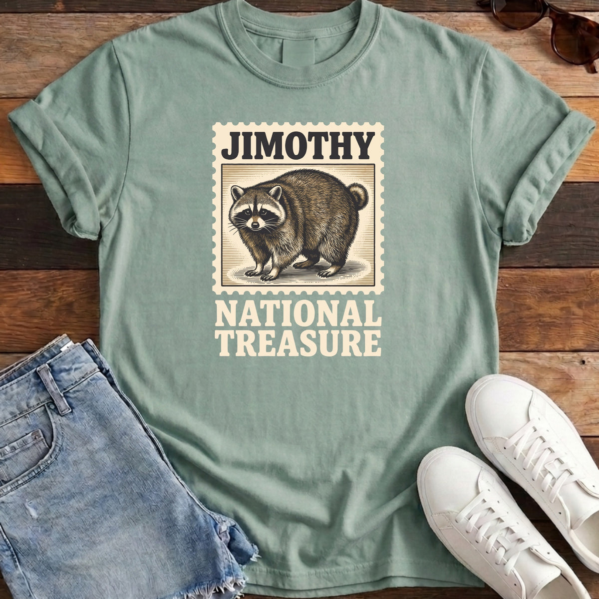 Jimothy National Treasure Tee - Bay