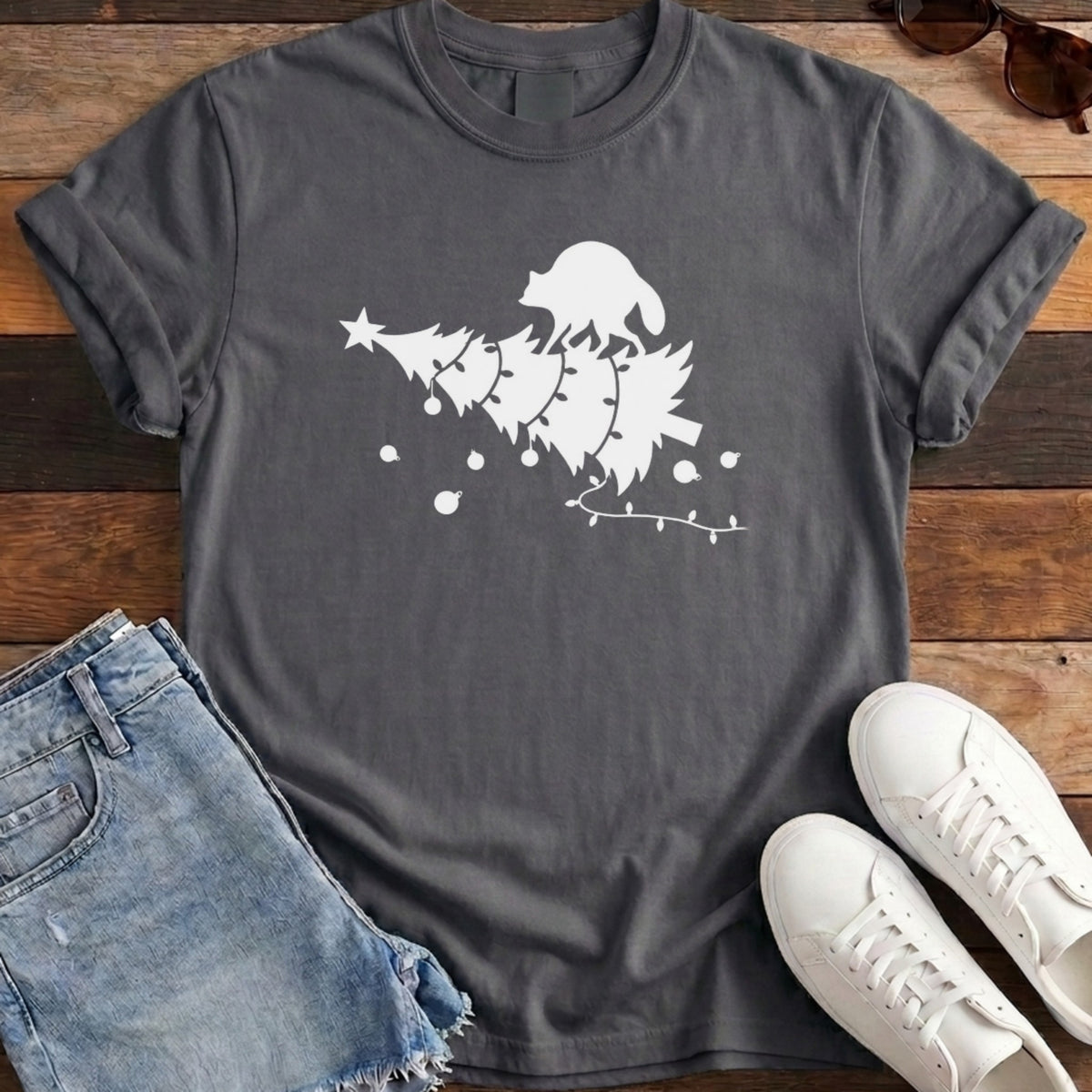 Jimothy Tree Topper Tee - Pepper