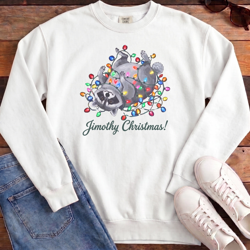 Jimothy Christmas Tangled Sweatshirt - White