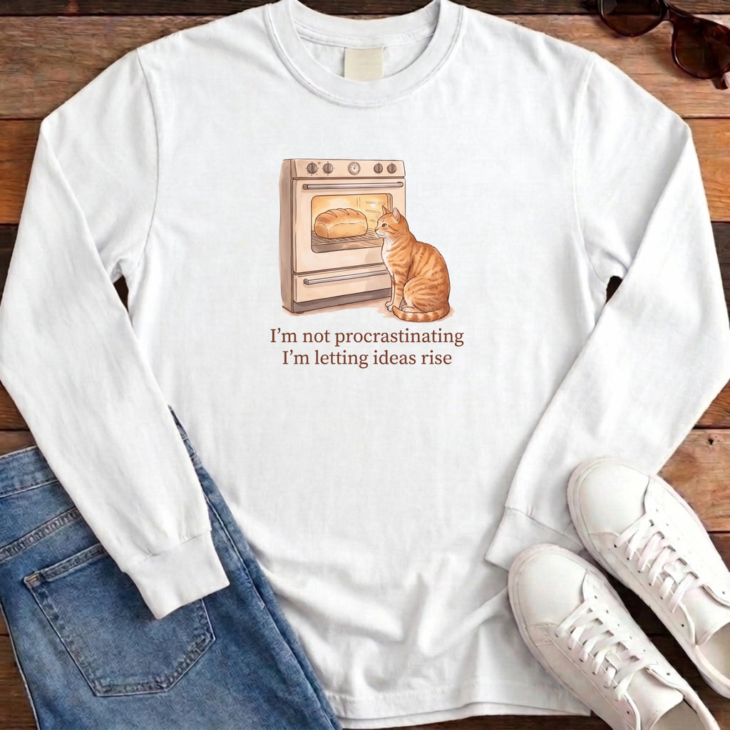 Letting Ideas Rise Long Sleeve - White