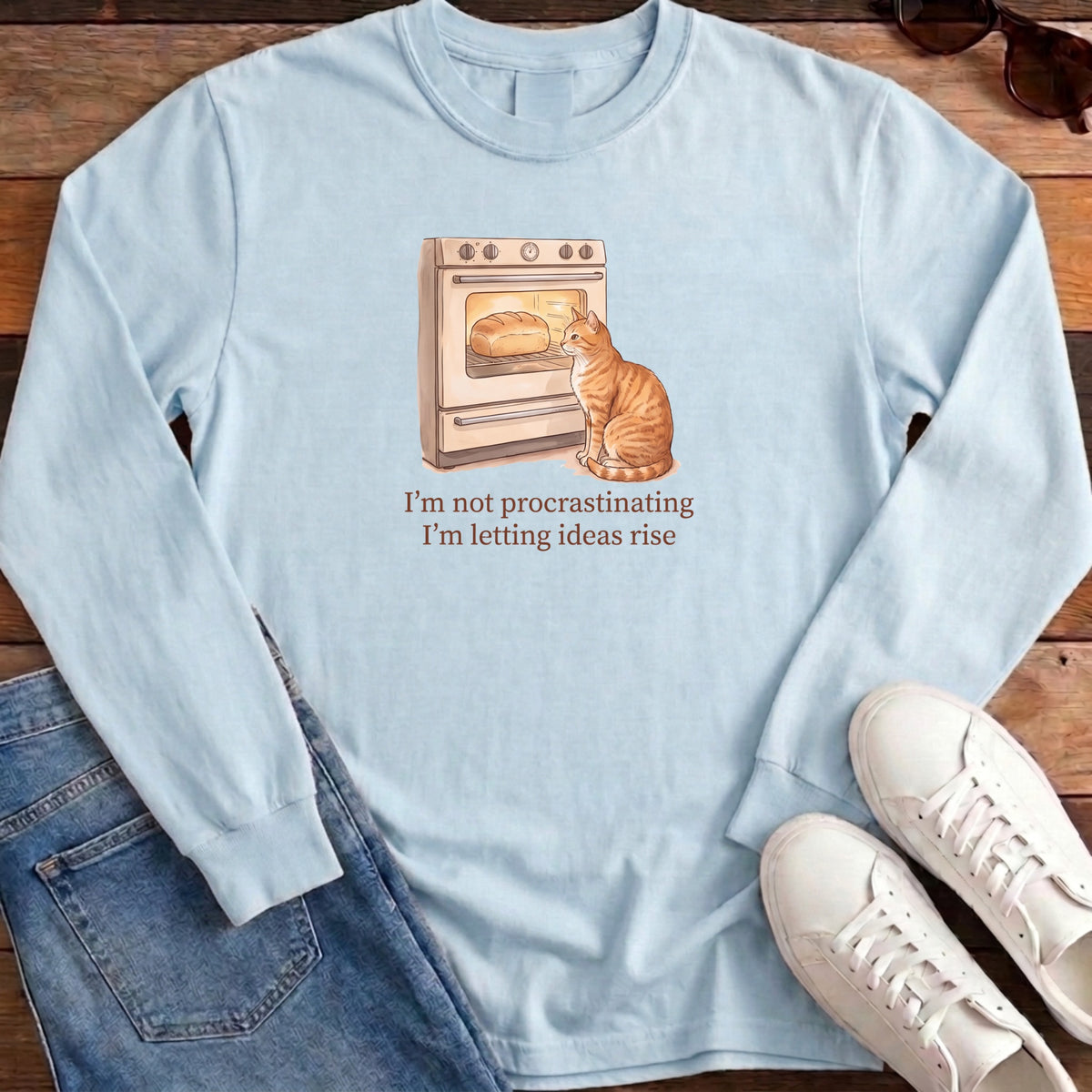 Letting Ideas Rise Long Sleeve - Chambray
