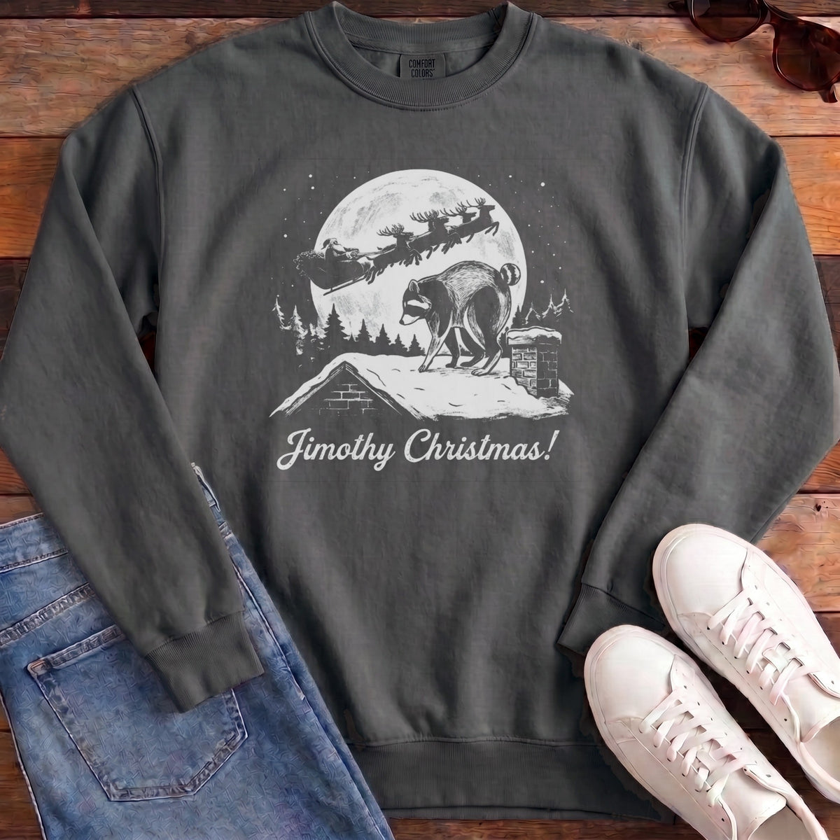 Jimothy Christmas Sweatshirt - Pepper