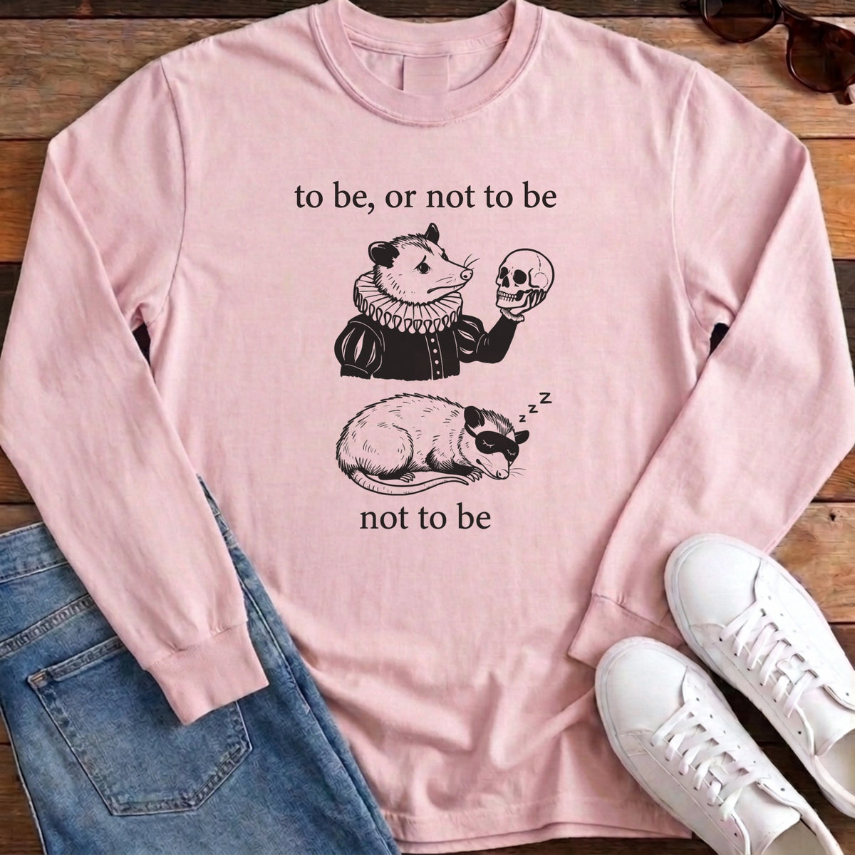 To Be Or Not To Be Long Sleeve - Blossom