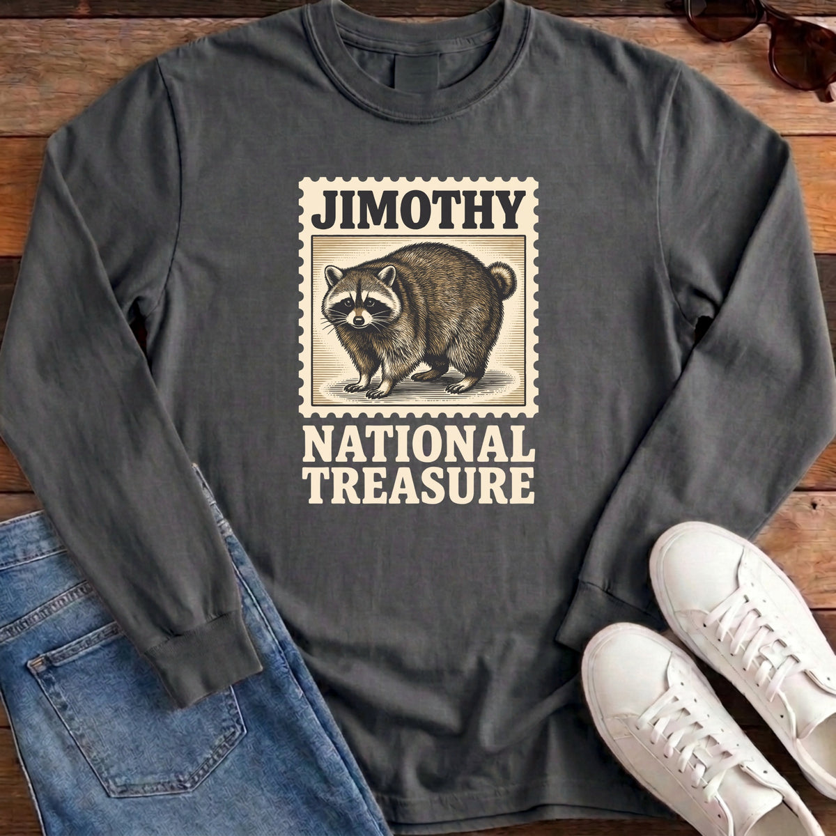 Jimothy National Treasure Long Sleeve - Pepper