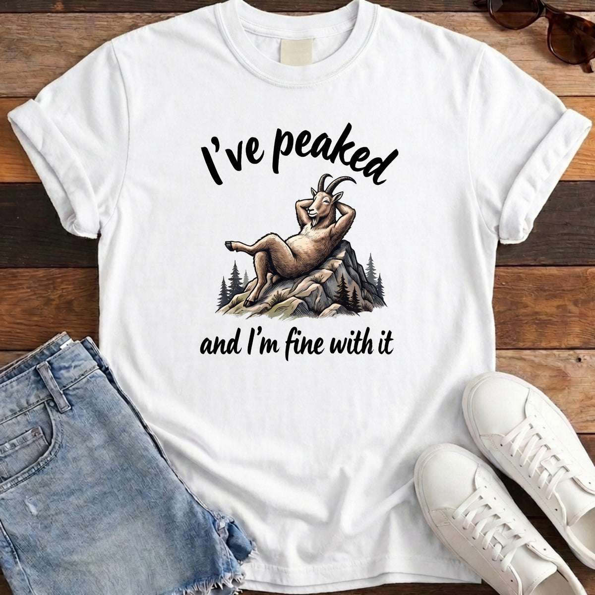 I've Peaked Tee - White