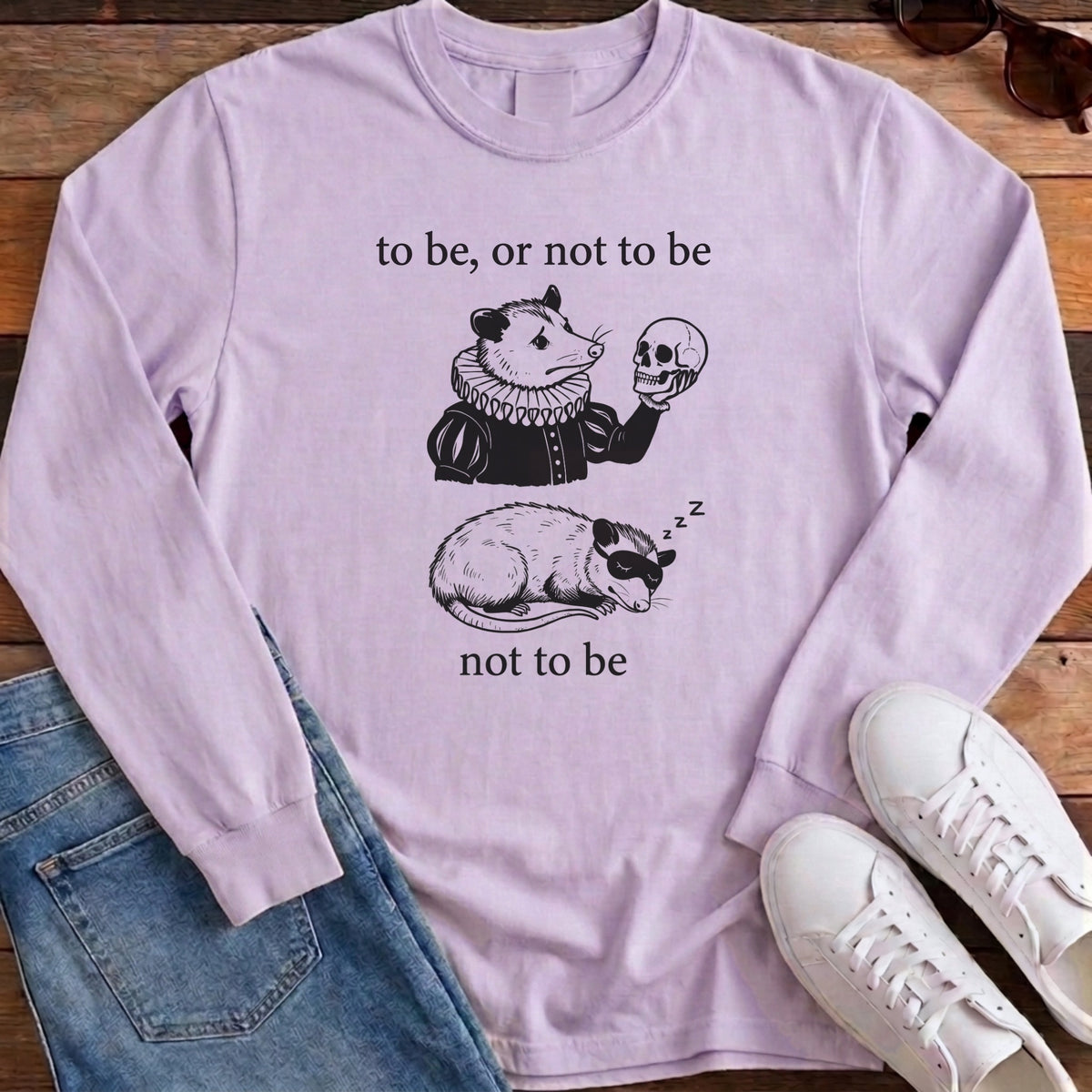 To Be Or Not To Be Long Sleeve - Orchid
