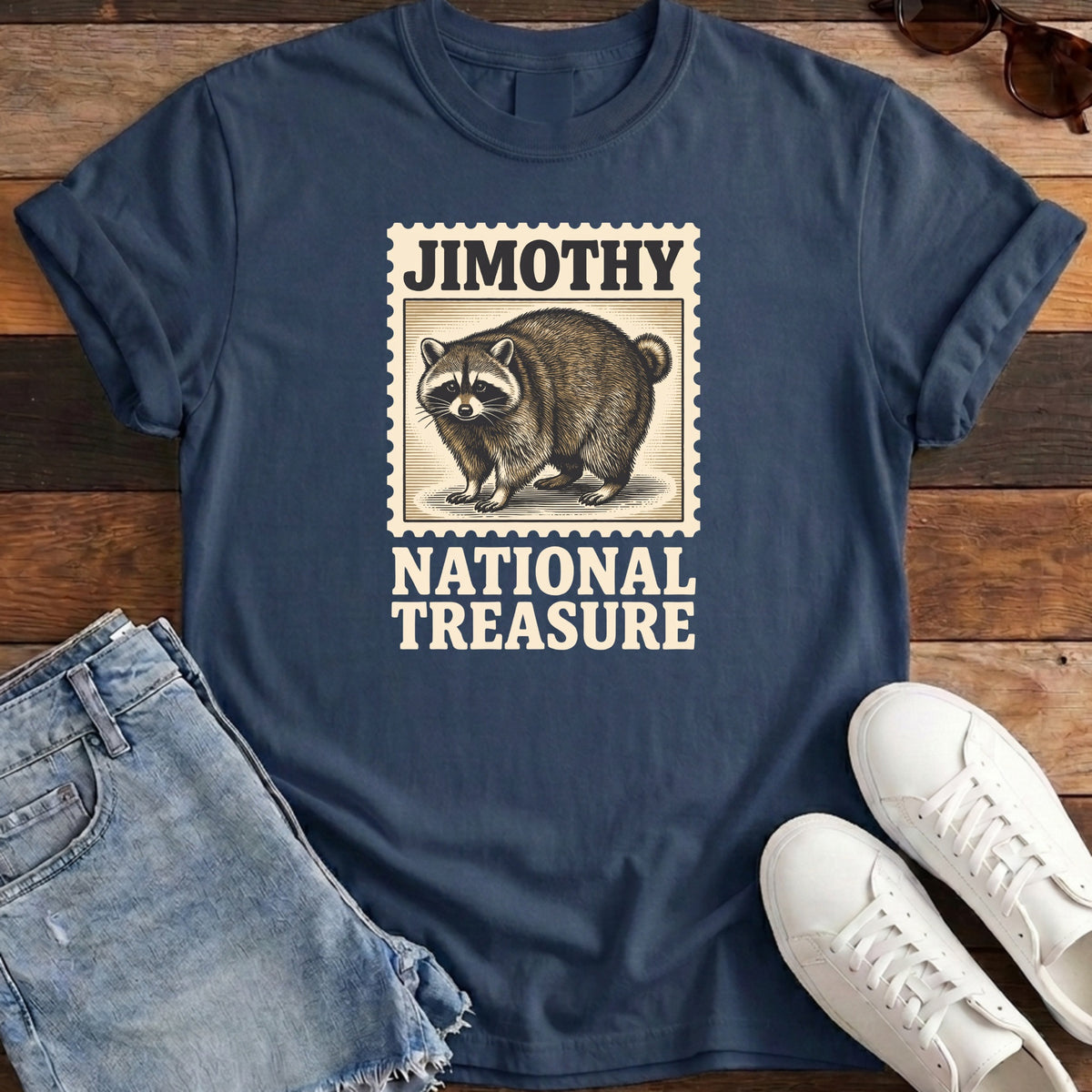 Jimothy National Treasure Tee - True Navy