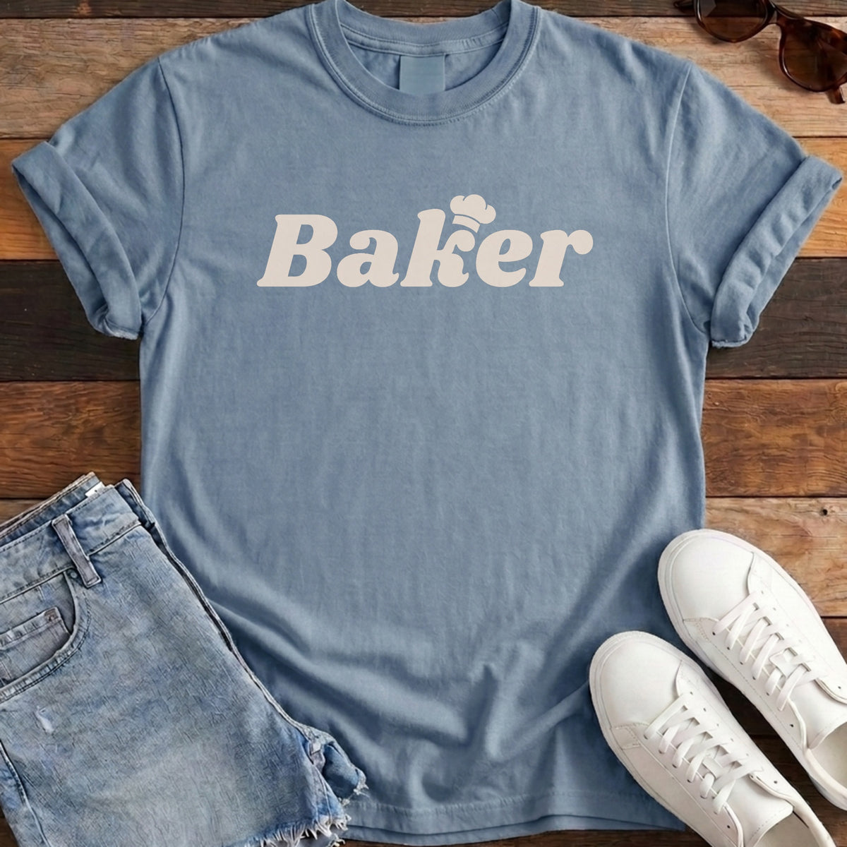 Baker Tee - Blue Jean