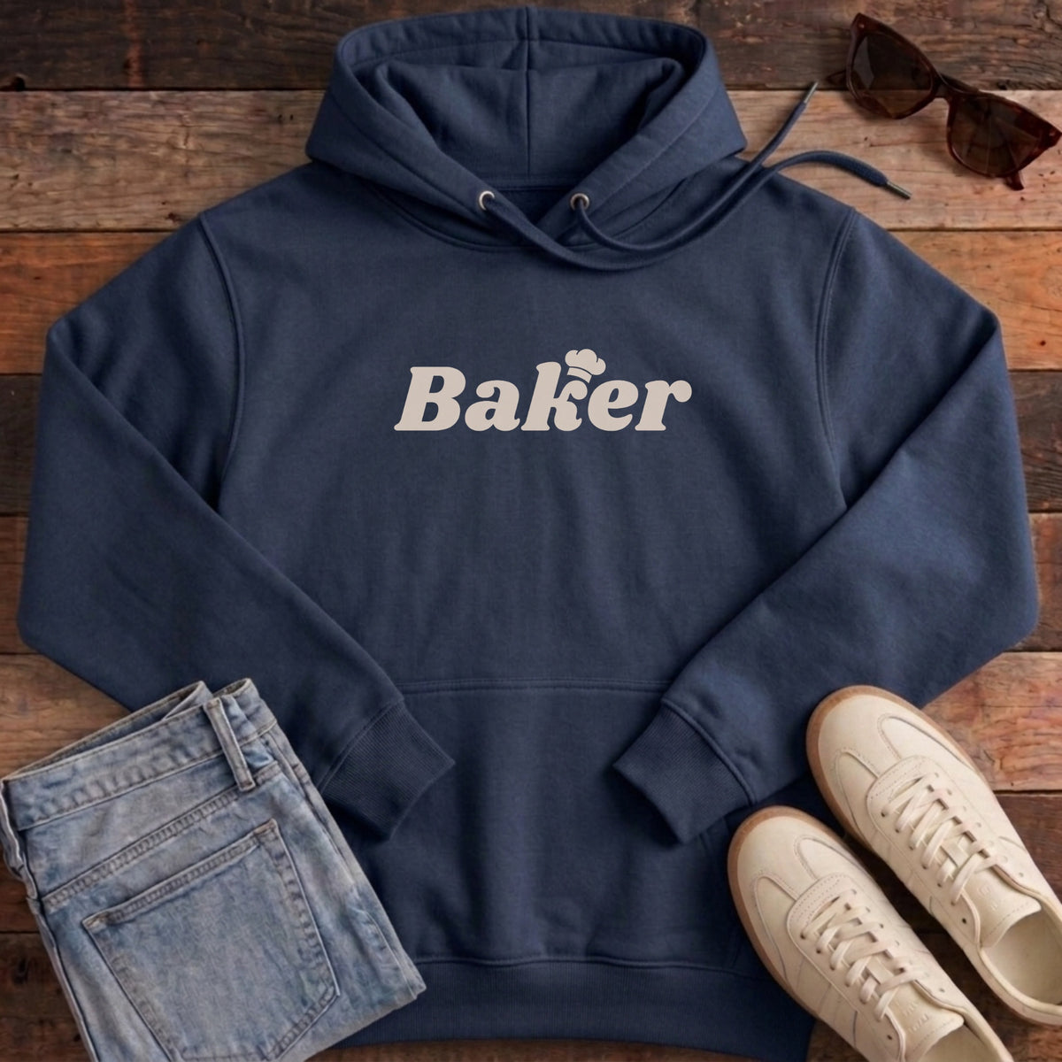 Baker Hoodie - French Navy