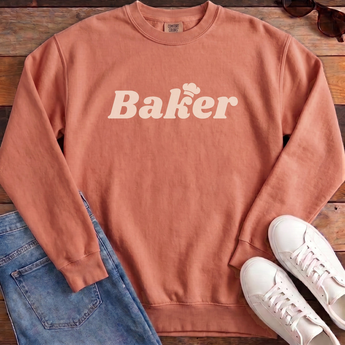 Baker Sweatshirt - Terracotta