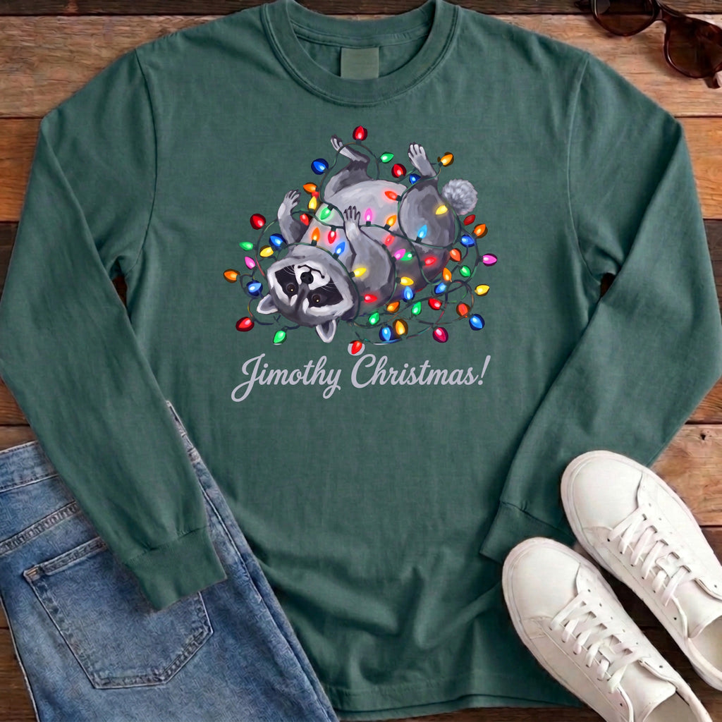 Jimothy Christmas Tangled Long Sleeve - Blue Spruce