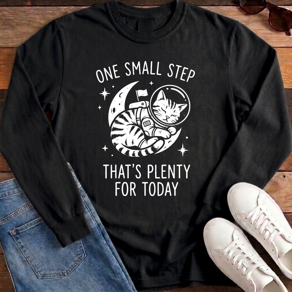 One Small Step Long Sleeve - Black