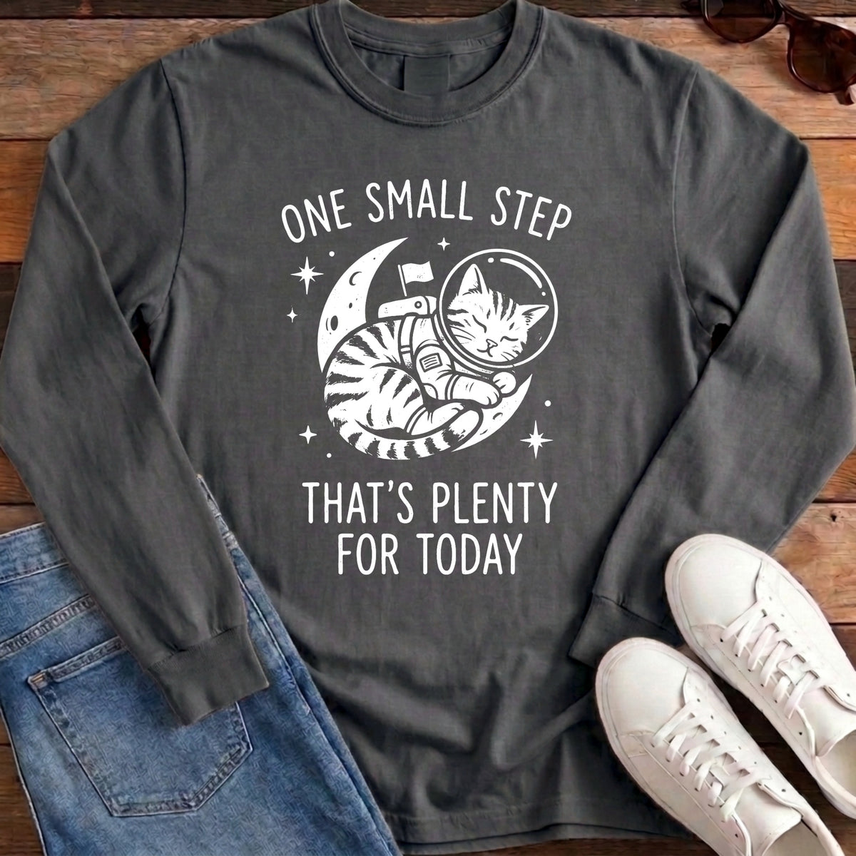One Small Step Long Sleeve - Pepper