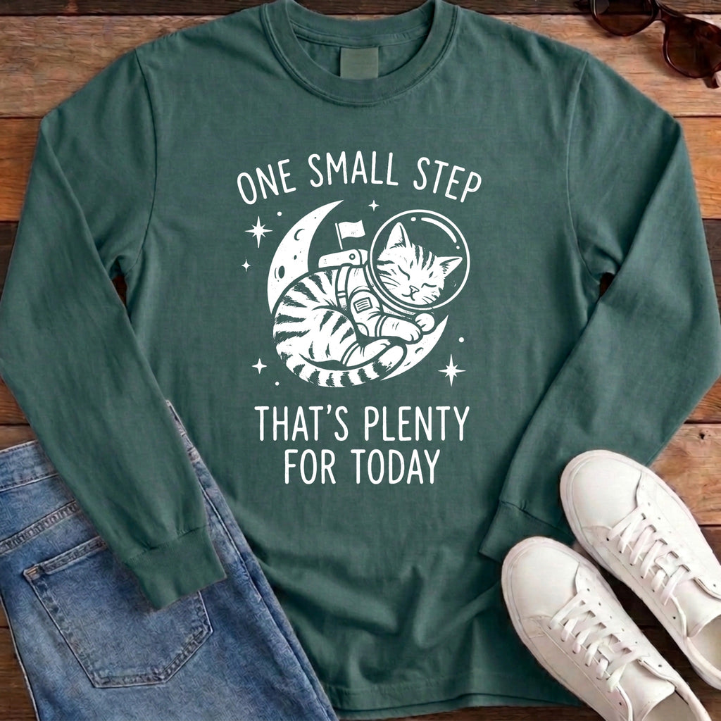 One Small Step Long Sleeve - Blue Spruce