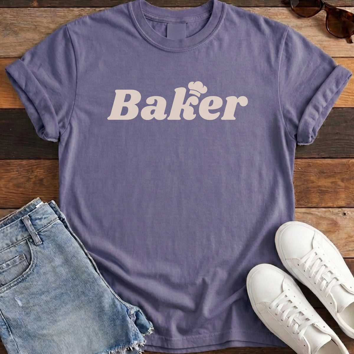 Baker Tee - Grape