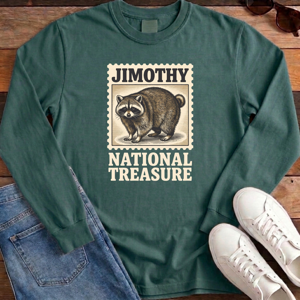 Jimothy National Treasure Long Sleeve - Blue Spruce