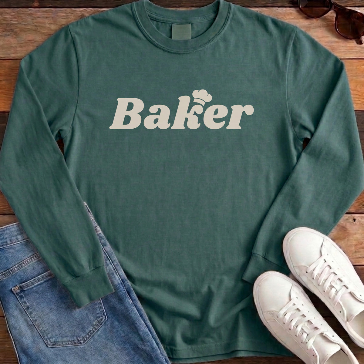 Baker Long Sleeve - Blue Spruce