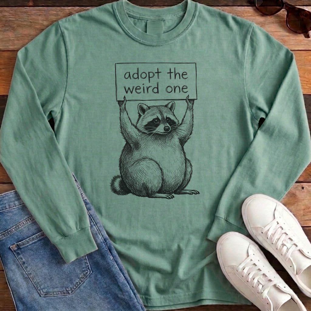 Adopt The Weird One Jimothy Long Sleeve - Light Green