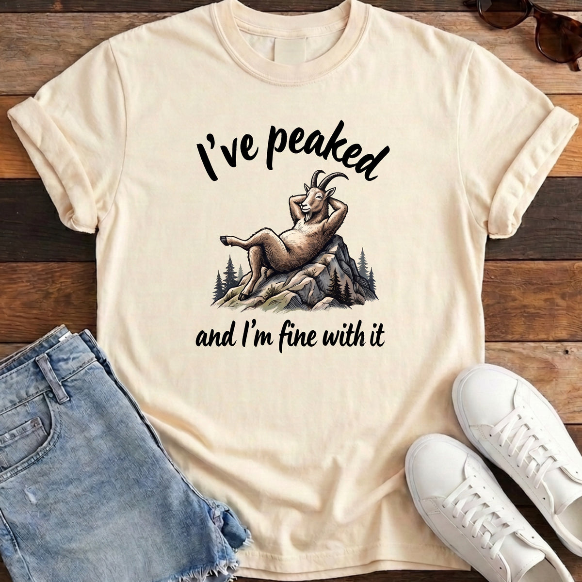 I've Peaked Tee - Ivory