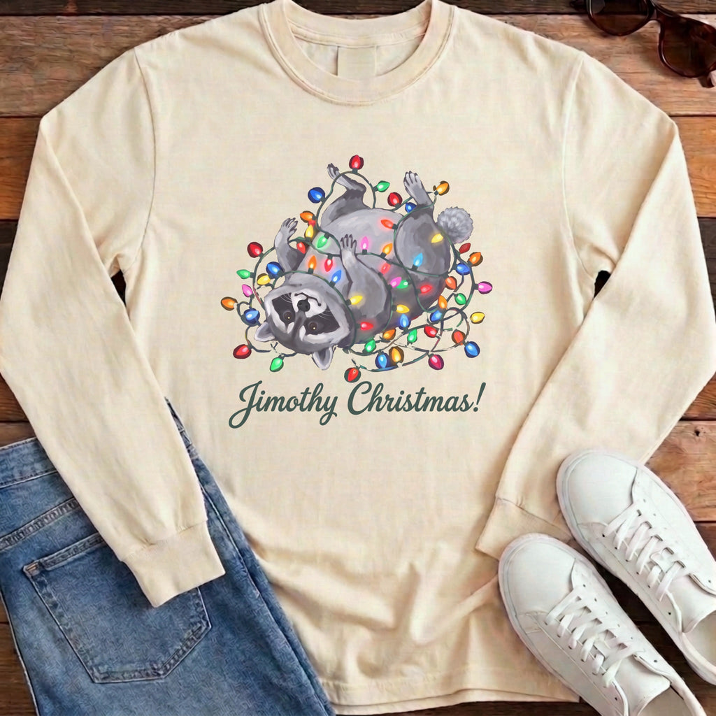 Jimothy Christmas Tangled Long Sleeve - Ivory