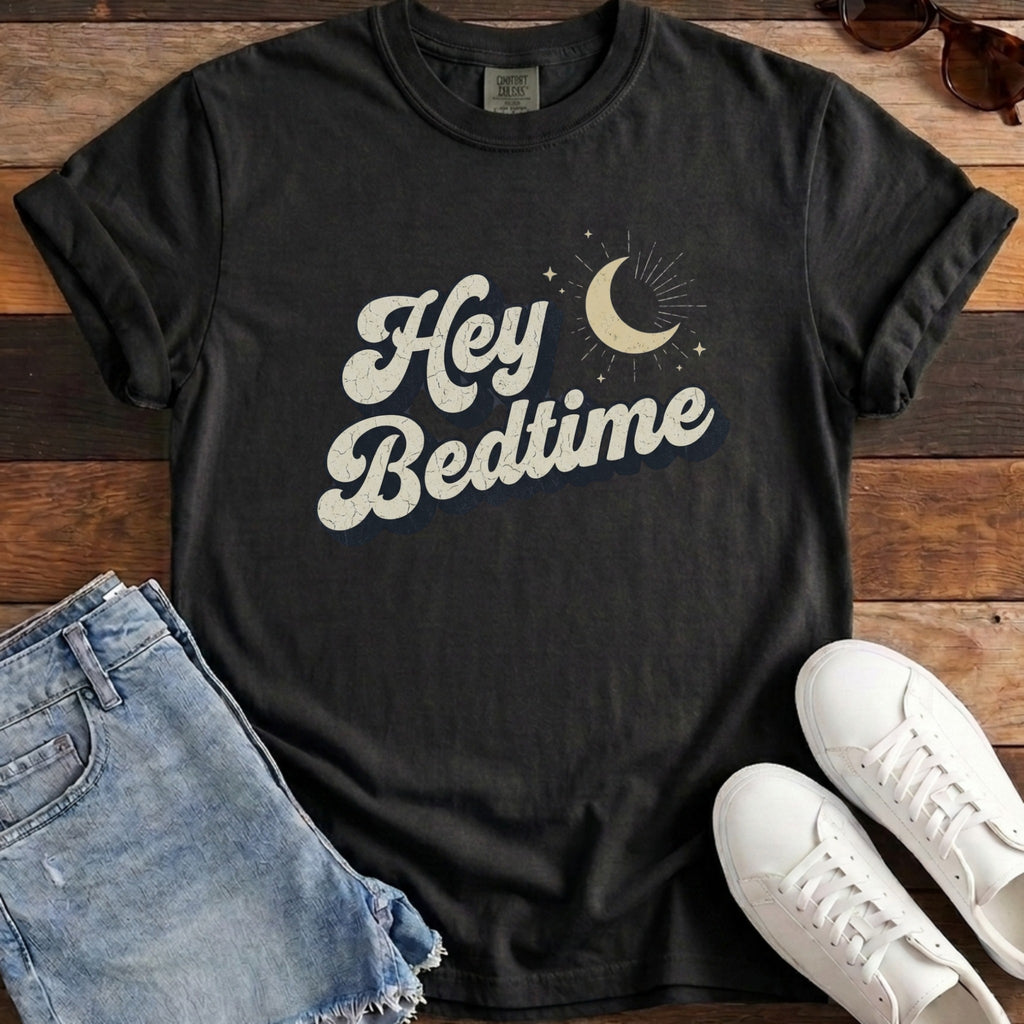 Hey Bedtime Tee - Black