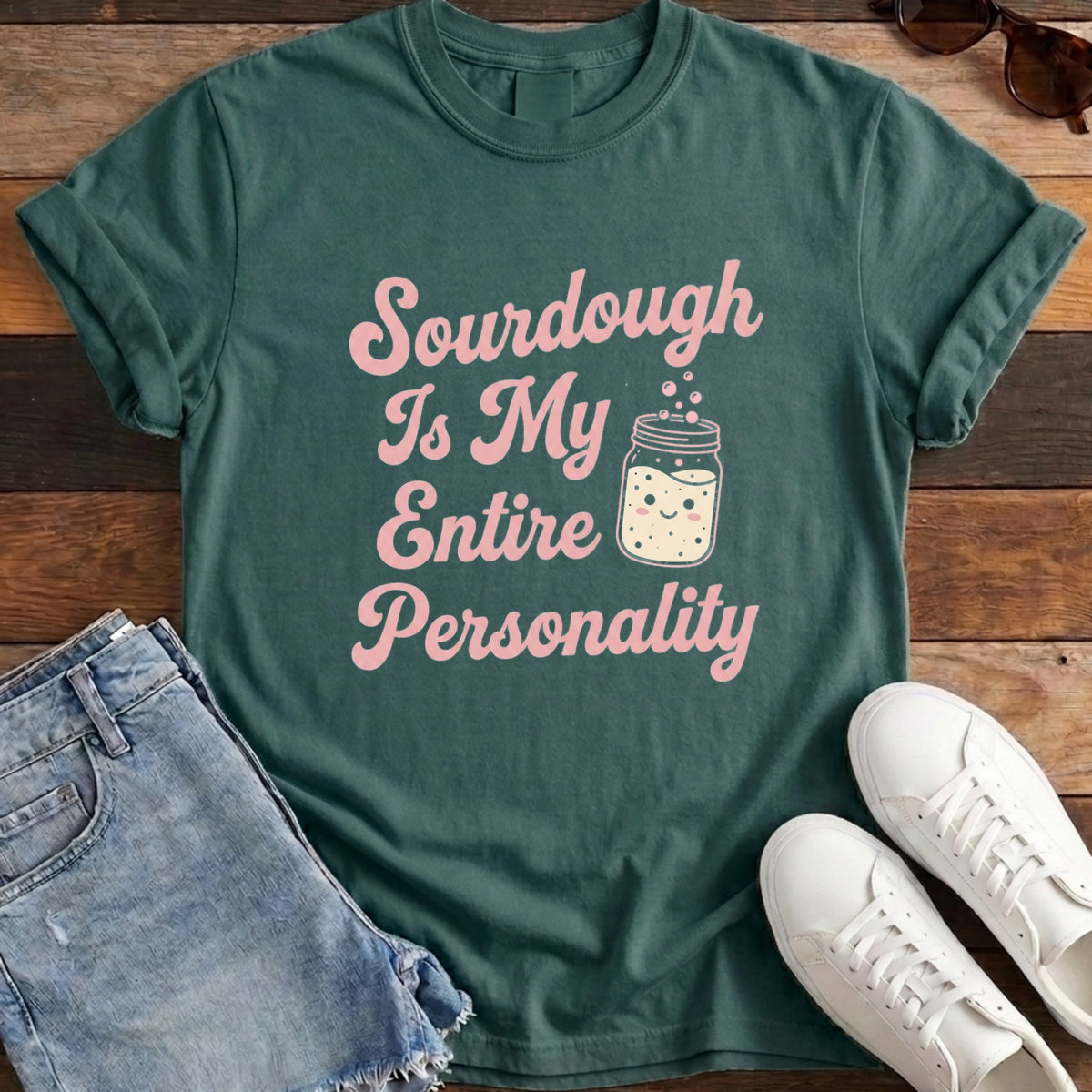 Entire Personality Tee - Blue Spruce