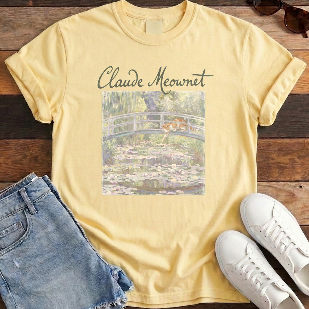 Claude Meownet Tee - Banana