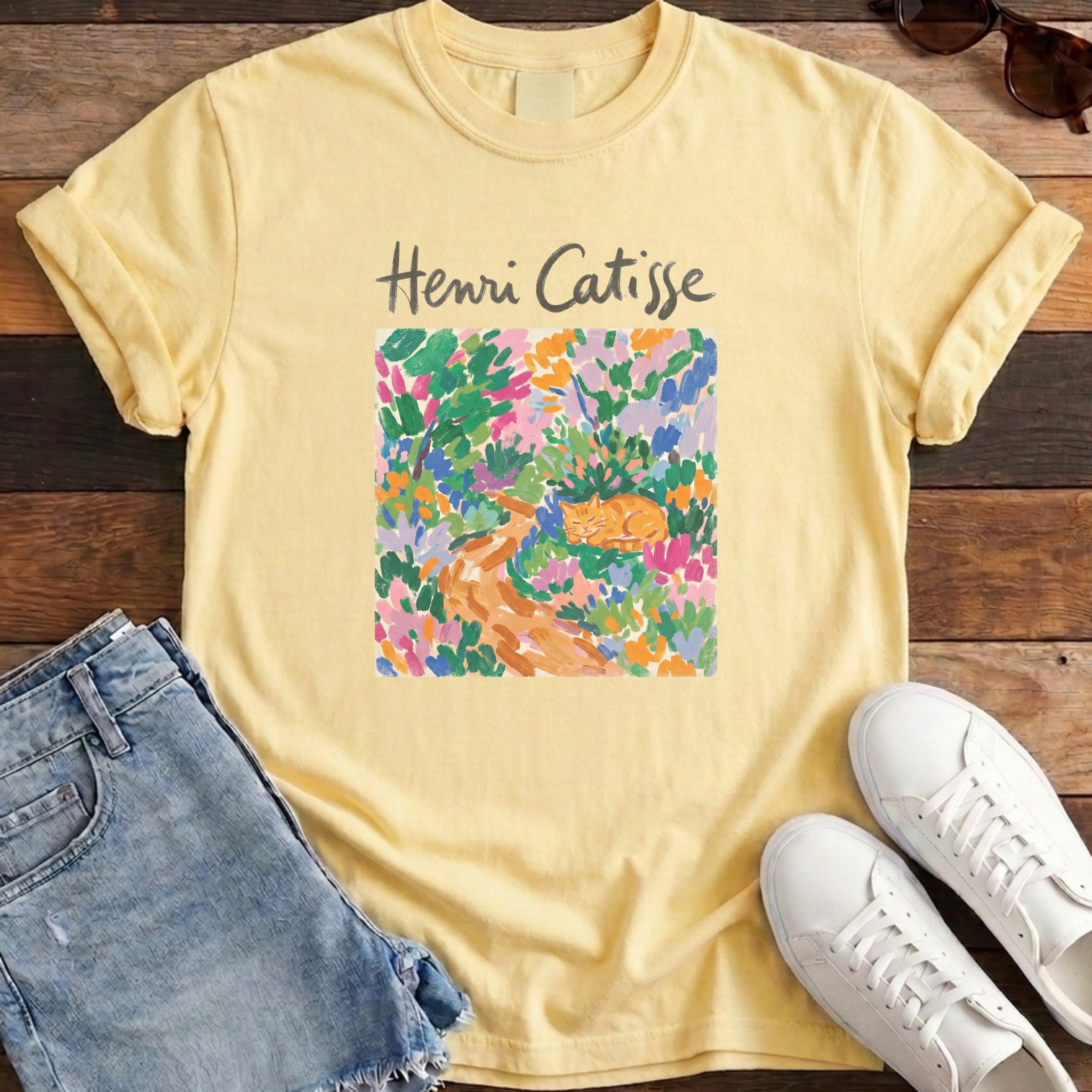 Henri Catisse Tee - Banana