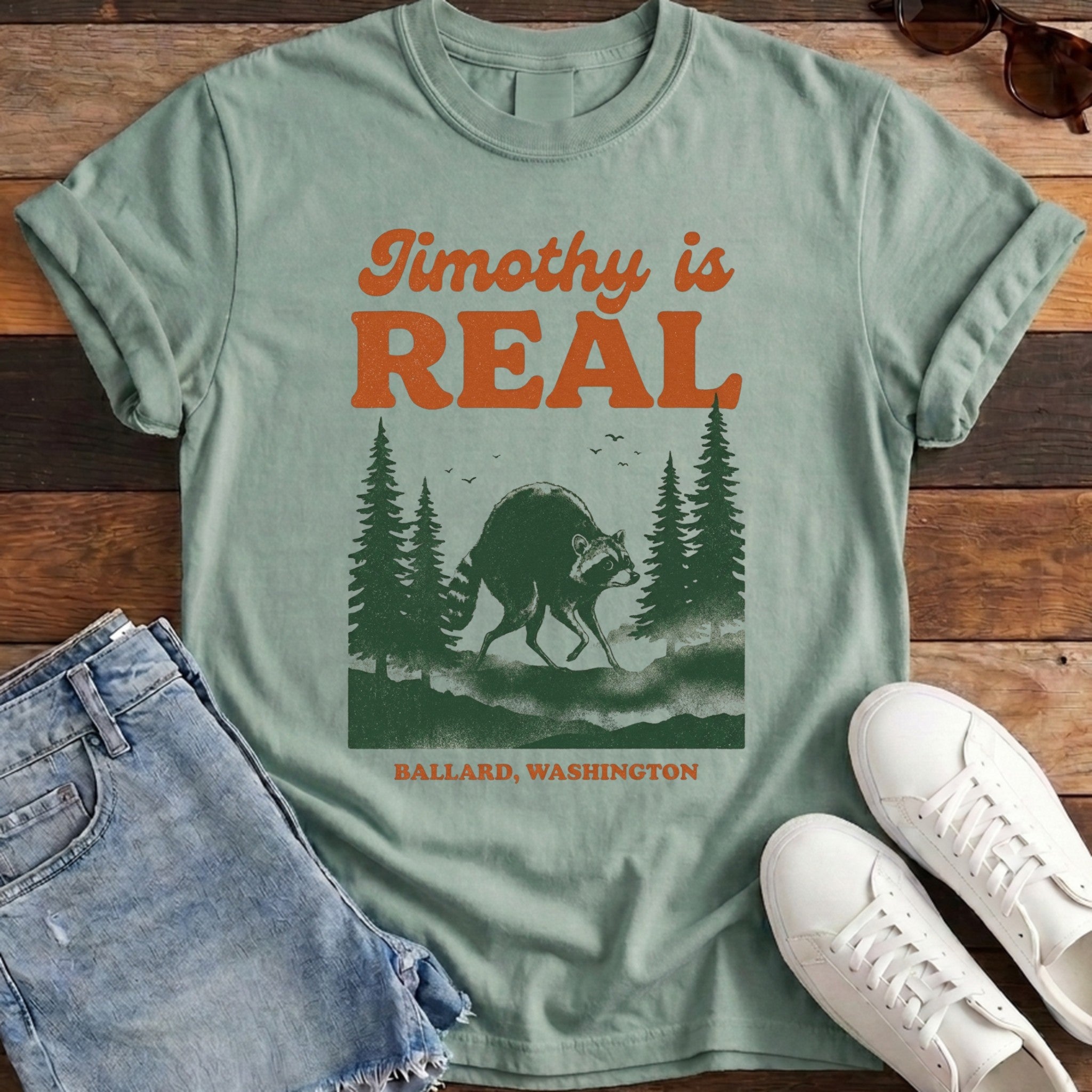 Jimothy Is Real Tee - Bay