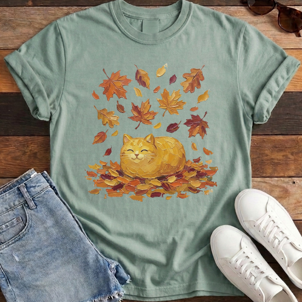 Autumn Loaf Cat Tee