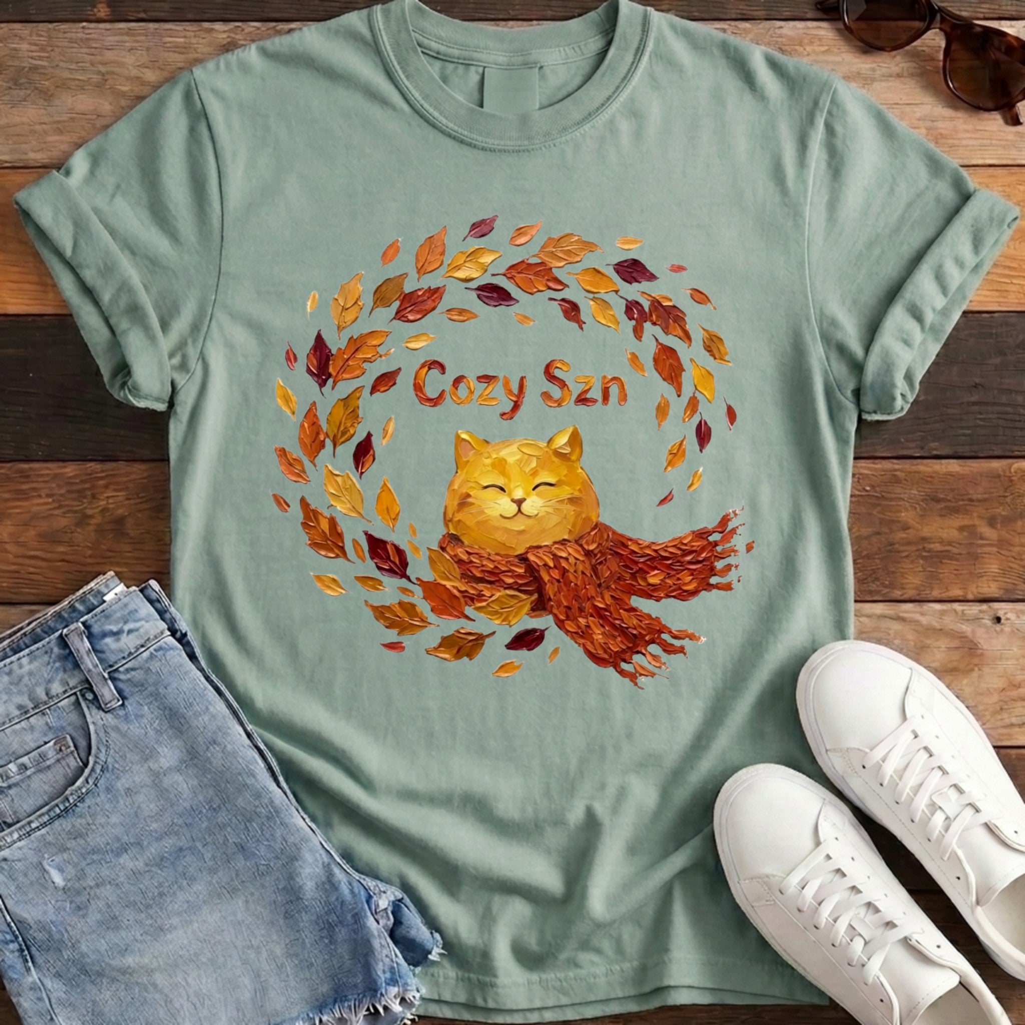 Cozy Szn Cat Tee
