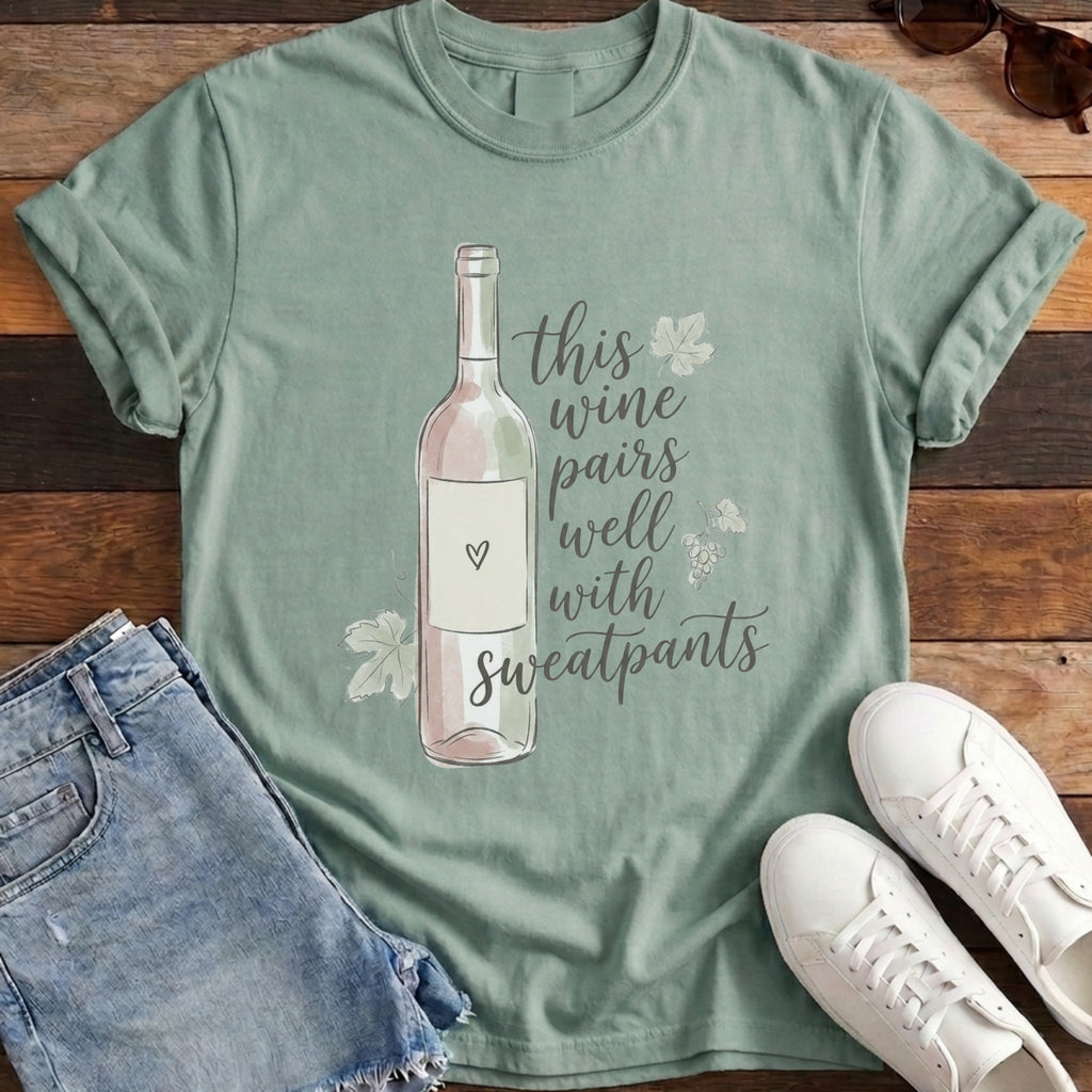 Pairs With Sweatpants Tee - Bay