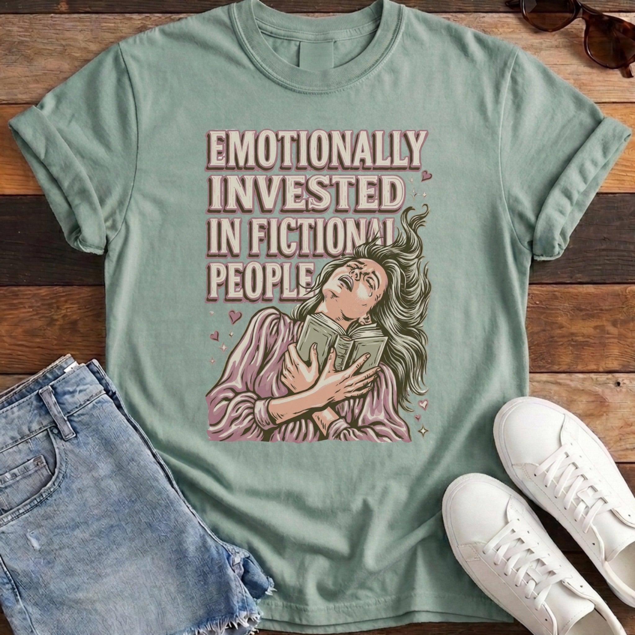 Emotionally Invested In Fictional People Tee