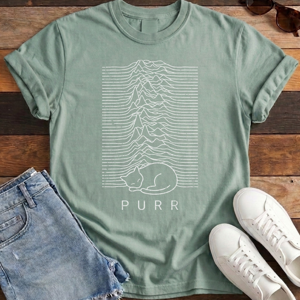 Purr Soundwave Tee - Bay