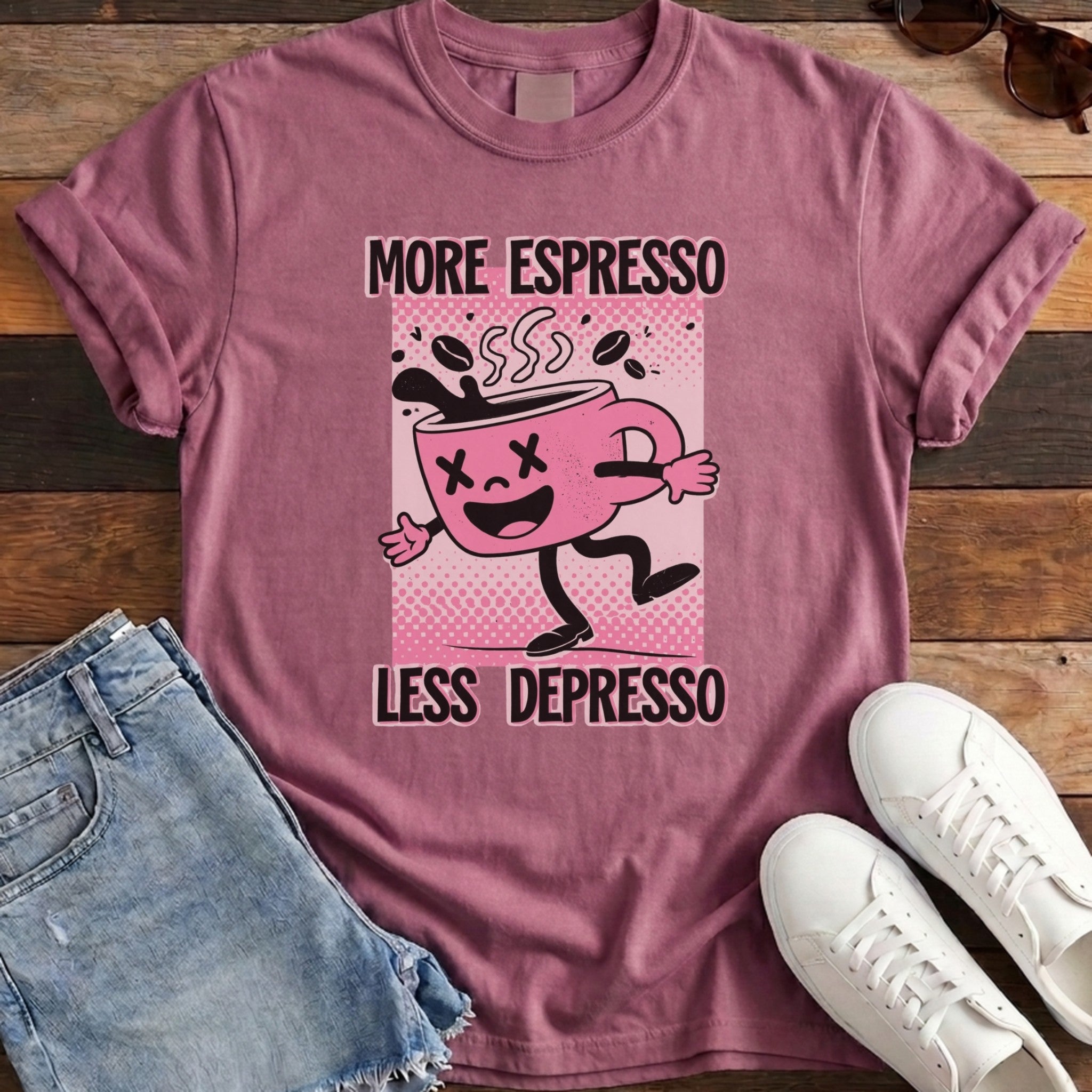 More Espresso Less Depresso Tee