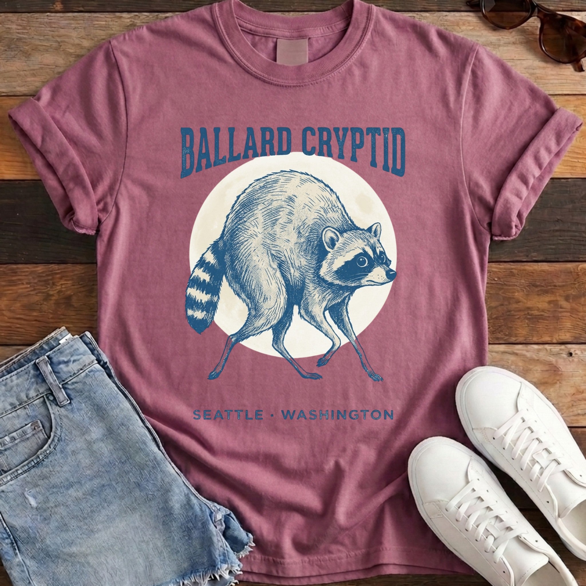 Ballard Cryptid Tee - Berry