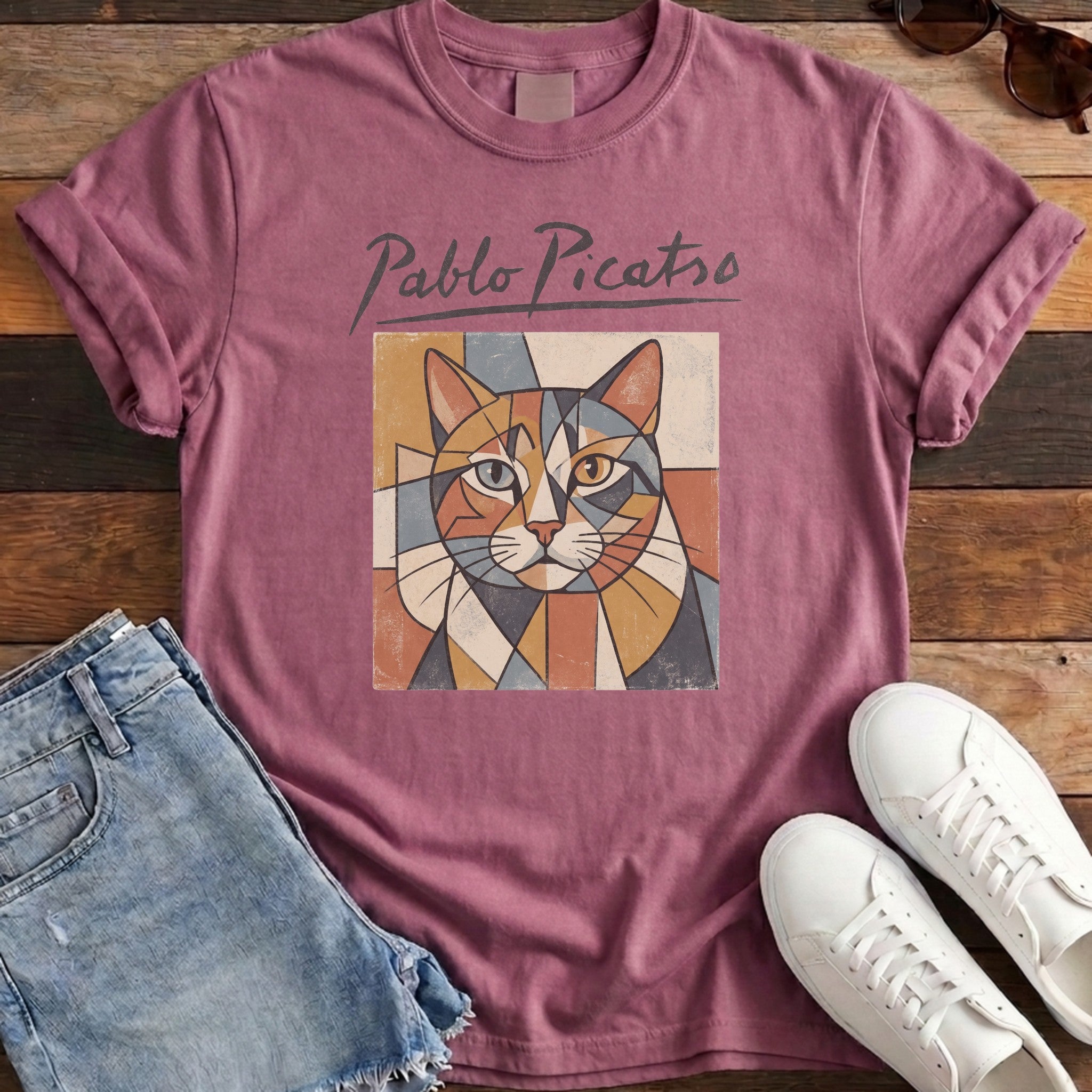 Pablo Picatso Tee - Berry