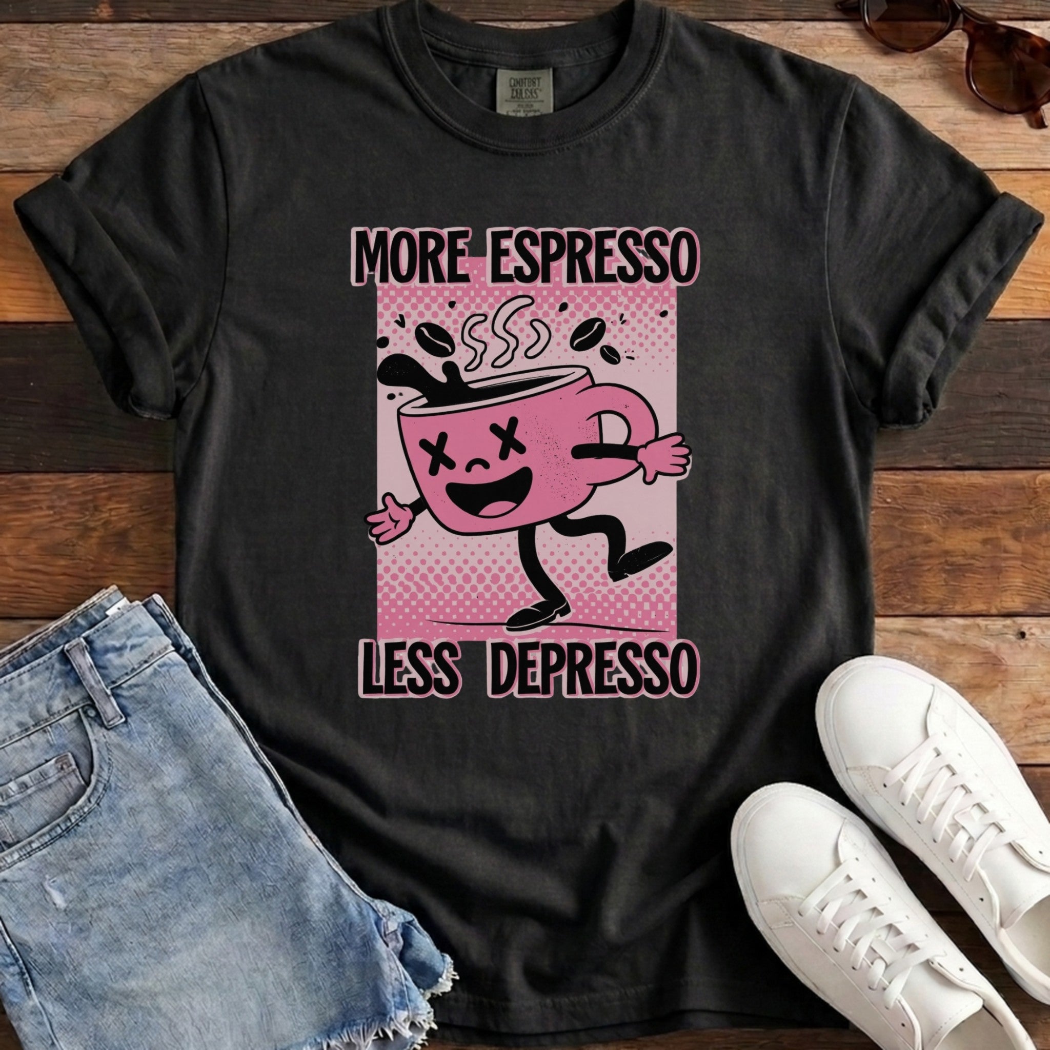 More Espresso Less Depresso Tee