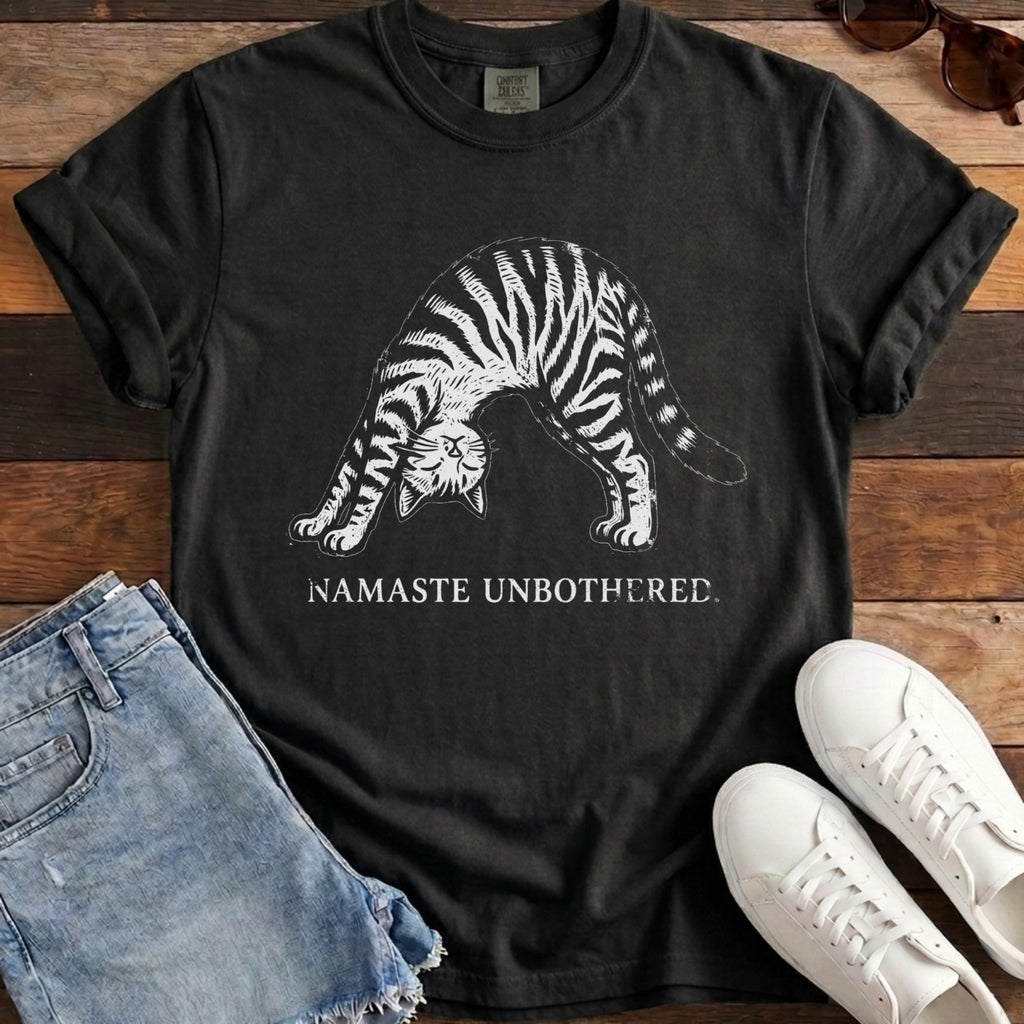 Namaste Unbothered Tee - Black