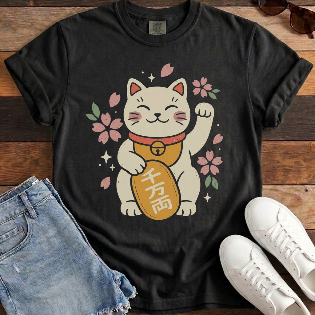 Maneki-Neko Lucky Cat Tee