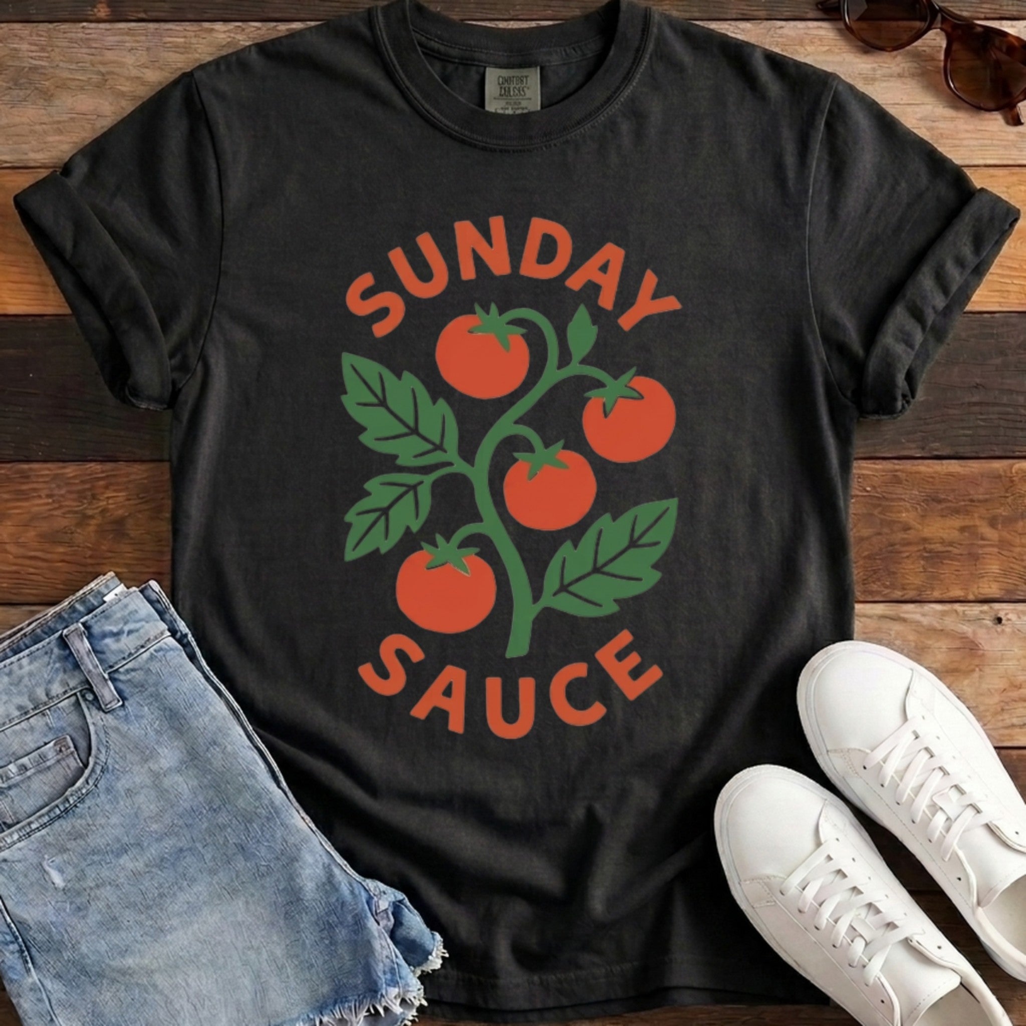 Sunday Sauce Tee - Black