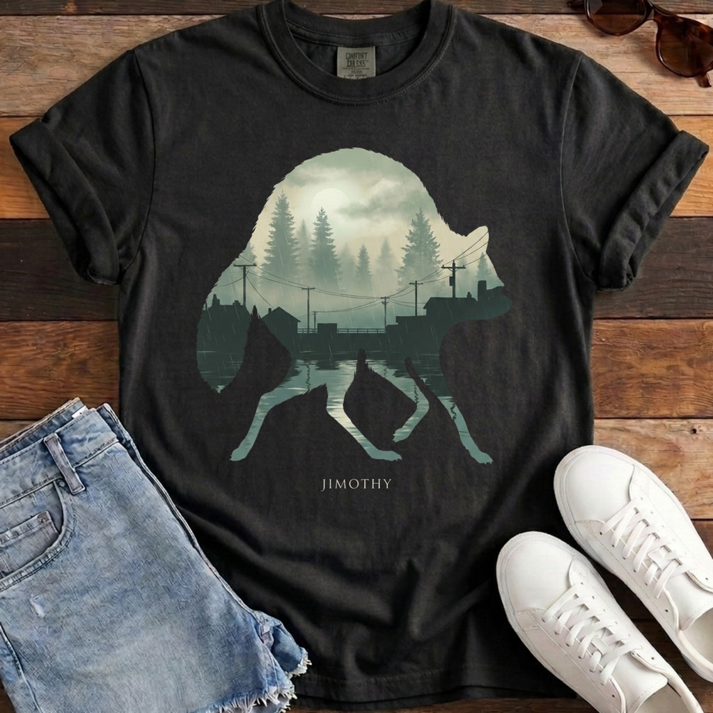 Jimothy Silhouette Tee - Black