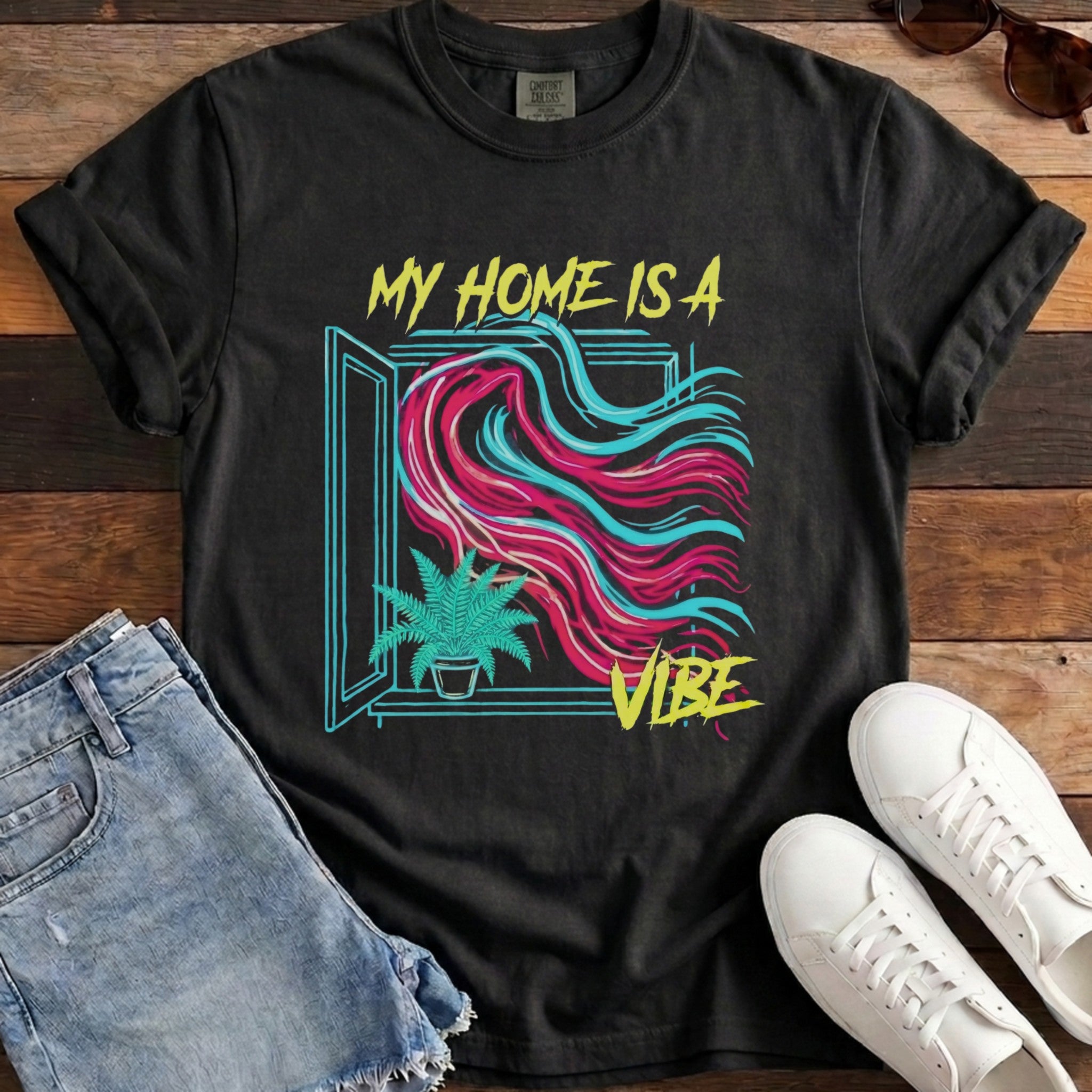 My Home Is A Vibe Tee