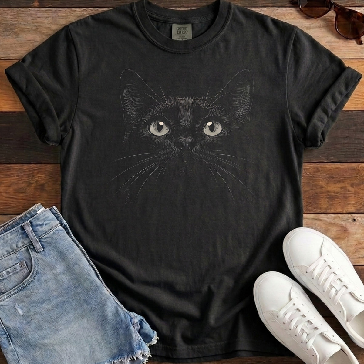 Black Cat Solo Tee